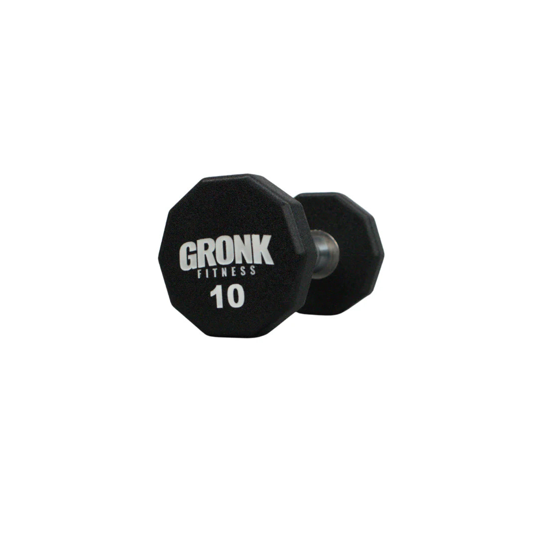 Gronk 10 Sided Urethane Dumbbells Gronk Fitness Products Variant(s) - LBWeight 10