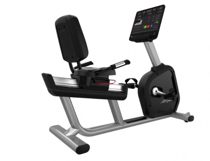 Life Fitness Aspire Recumbent Bike with SL Console, Arctic Silver 1680169877-2804