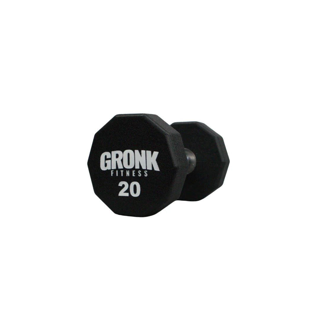 Gronk 10 Sided Urethane Dumbbells 20 lb Gronk Fitness Products Variant(s) - LBWeight 20_d5e5d070-cfd6-4137-aef9-89e210edb66a