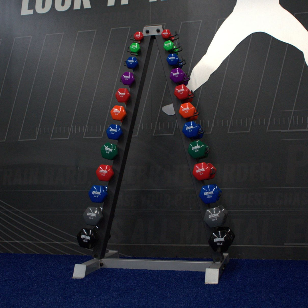 Gronk Fitness Vinyl Hex Dumbbells