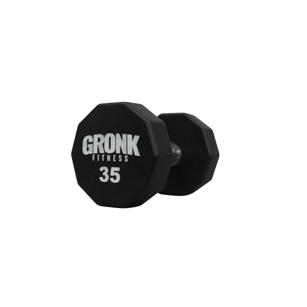 Gronk 10 Sided Urethane Dumbbells 35 lb Gronk Fitness Products Variant(s) - LBWeight 35_de6a6663-538e-4636-a0f7-32b4dd68eb02