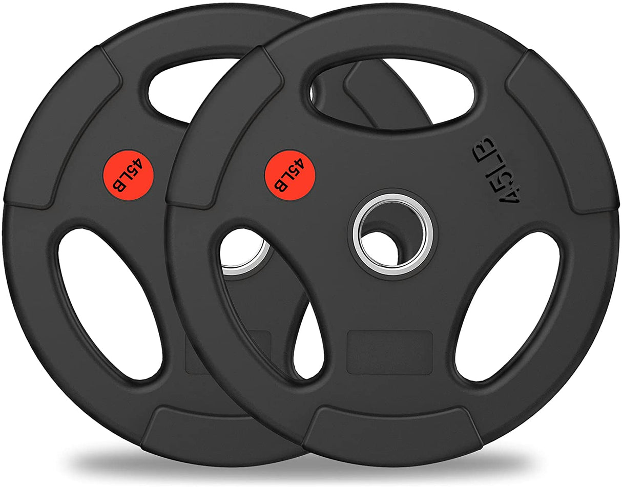 Premium Olympic Plates - Rubber Grip G&G Fitness Equipment Variant(s) - LBWeight 45_lb_plate_2048x2048_7163bf92-1d57-4384-bc6f-efde1bc3c4d3