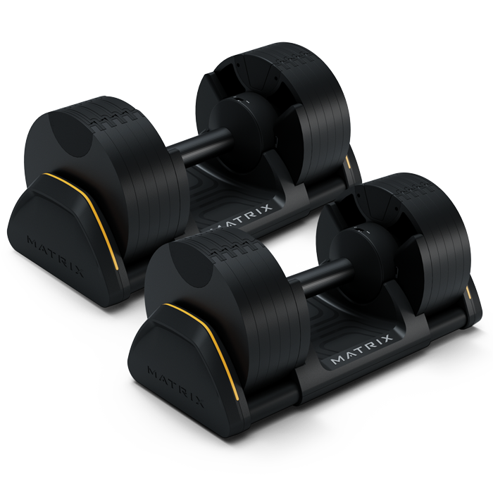 Matrix 50 lb Adjustable Dumbbells