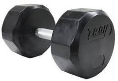 Troy 12 Sided Rubber Encased Dumbbell TSD-055R | 55LB Default Title 4fbfca29-655c-ed11-834a-0af6a9949c45_TSD-055R_.