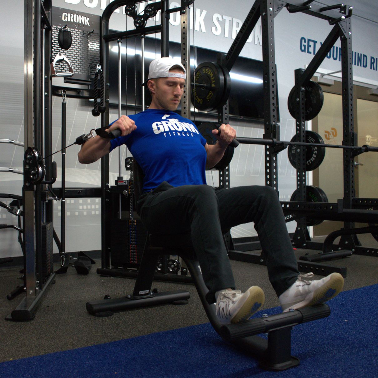 Gronk Fitness Utility Bench with Foot Support