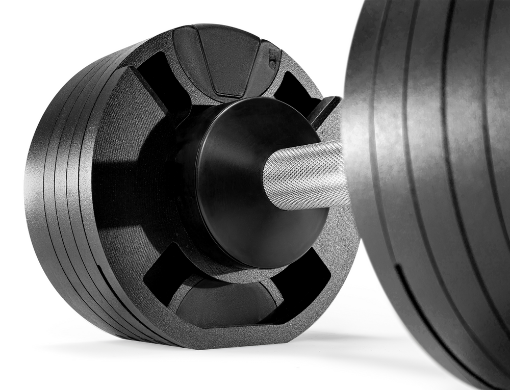 SMRTFT NÜOBELL 50lb Adjustable Dumbbell Set SMRTFT Variant(s) - Color BLACK_50_MBS5011_5e56a056-213f-4b91-b8df-ddad0ed2386c