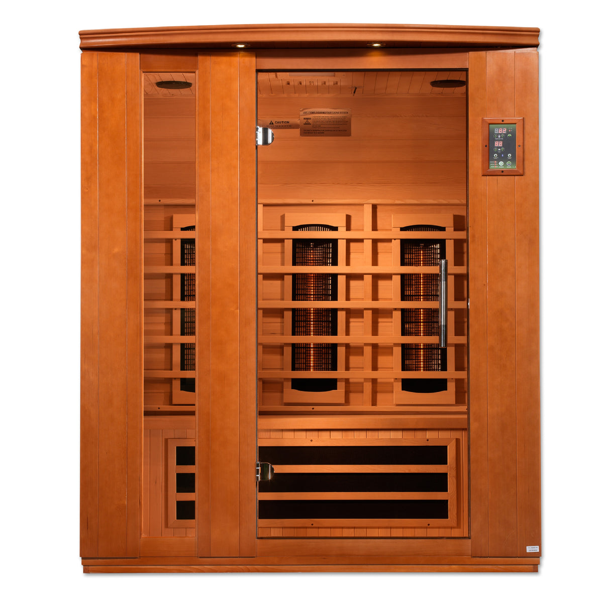 Dynamic Full Spectrum "Lugano" FAR Infrared Sauna with Hemlock Wood
