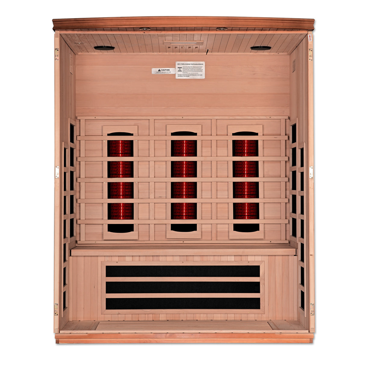 Dynamic Full Spectrum "Lugano" FAR Infrared Sauna with Hemlock Wood