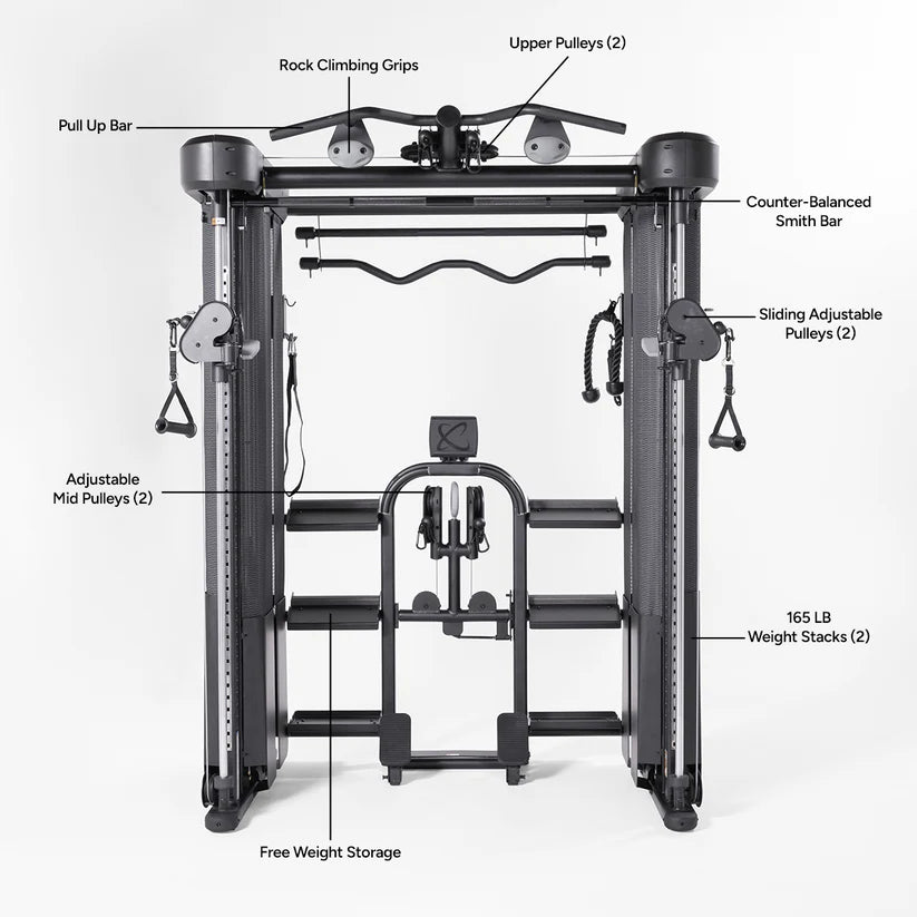 Inspire Series FT2 PRO Smith Functional Trainer Inspire Home Gym, labor intensive installation FT2-PRO_FEATURES_1200x1200_1_hkl6na_0d147e2e-024e-44db-ac1d-45f85b71dfc8