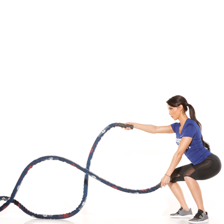 Gronk Fitness Battle Rope with Sleeve - 50' - Discontinued