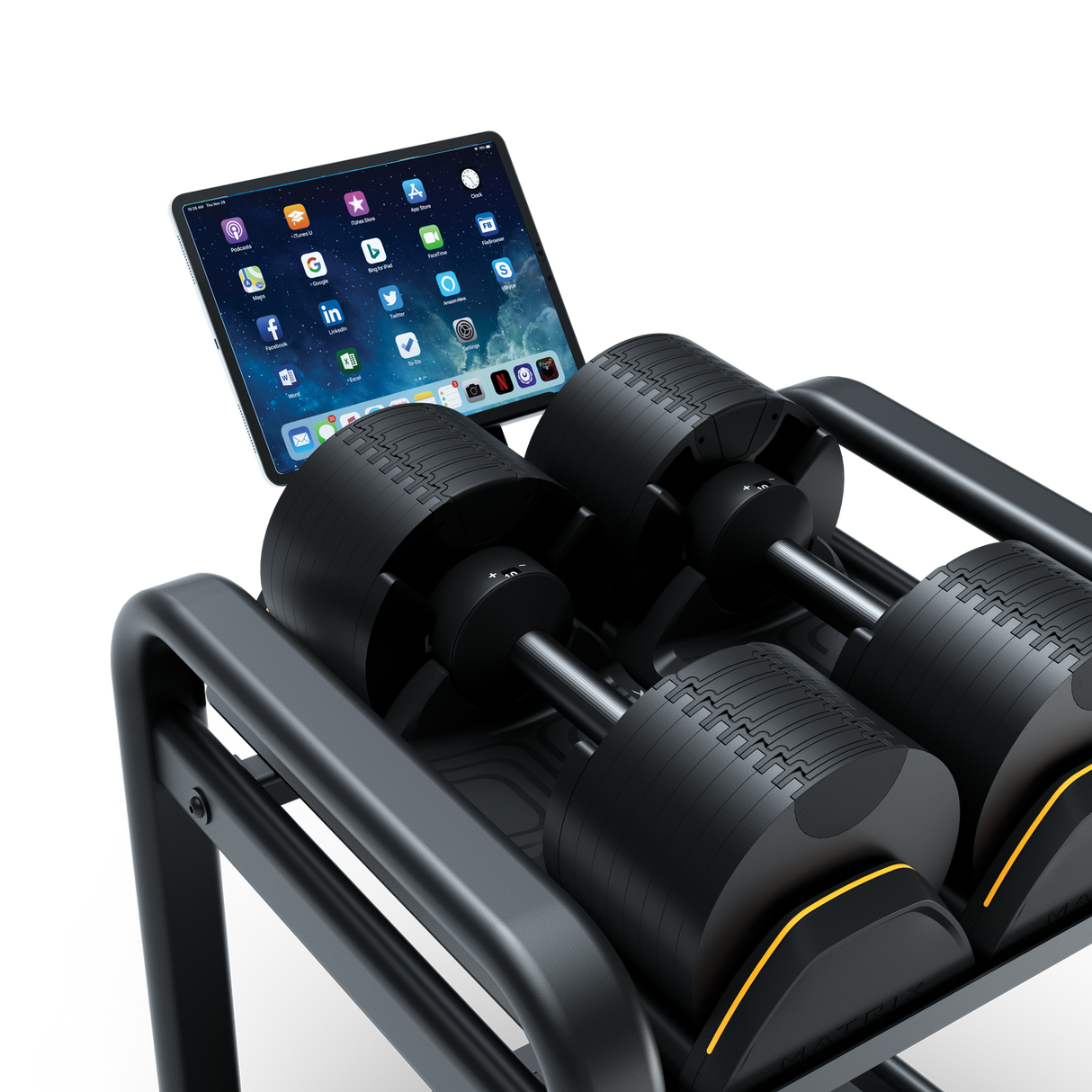 Matrix Adjustable Dumbbell Rack