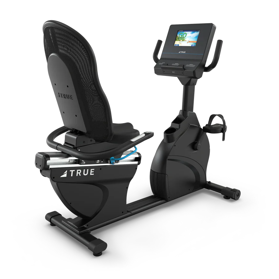 True Performance Series Recumbent Bike (Black) TRUE Recumbent Bikes RR1-0A-35-Performance-Recumbent-Bike-rear-3_4-9in