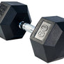 Hex Rubber Dumbbells