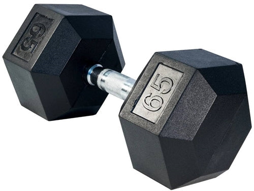 Rubber Hex Dumbbells