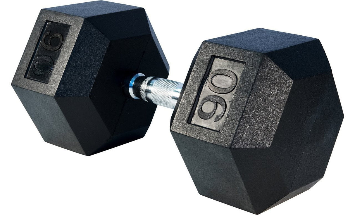 Rubber Hex Dumbbells