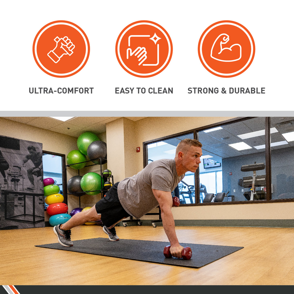 Elivate Body Sport Vinyl Dumbbells Elivate Variant(s) - LBWeight W-BDSVDB-2_a359b39a-0600-4b82-ada0-ac08ad252c3e