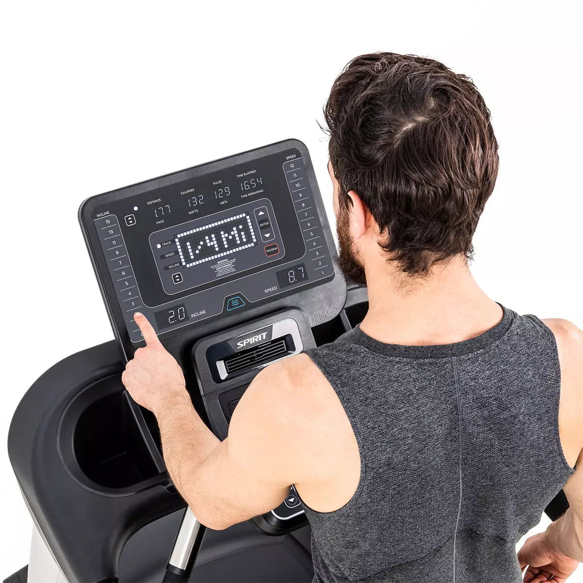 Spirit CT800 Treadmill - Final Stock Spirit Treadmill; Residentail Commercial Frame over 350lbs display_direct_incline_jpg_bfd9fb97-84c4-42f0-a3a3-7cdece049b07