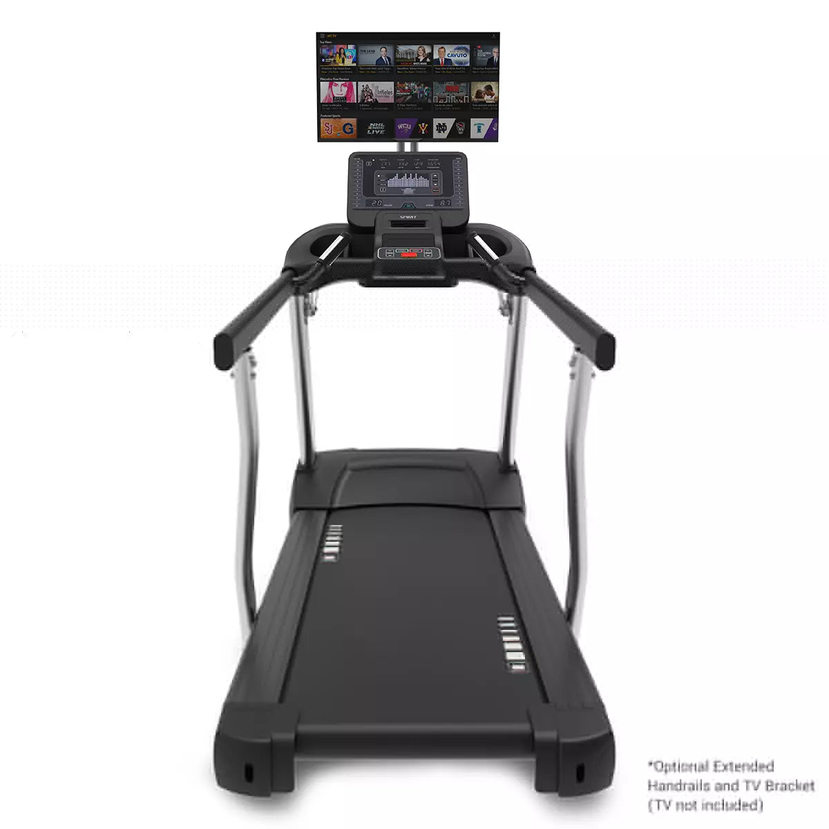 Spirit CT800 Treadmill - Final Stock Spirit Treadmill; Residentail Commercial Frame over 350lbs rear_view_tv_jpg_6985df26-73b4-4d23-87d5-e17eef6b726e