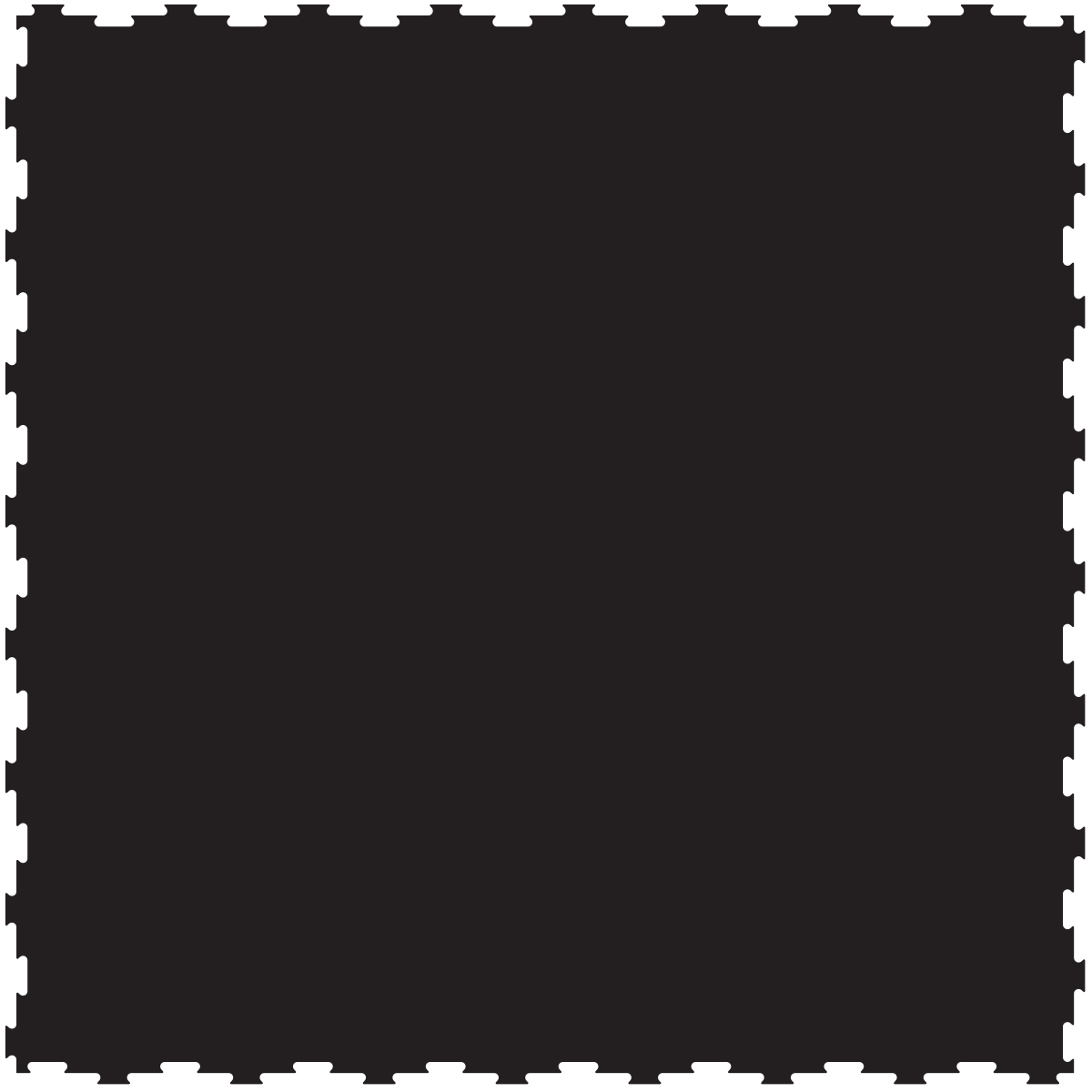 Interlocking Rubber Gym Floor Tiles 4x4Black_jpg