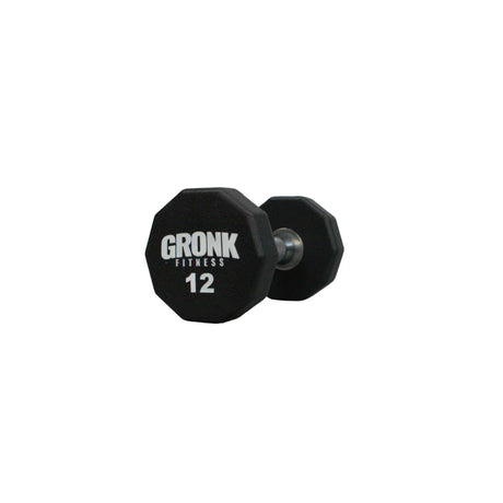 Gronk 10 Sided Urethane Dumbbells 12 lb Gronk Fitness Products Variant(s) - LBWeight 12
