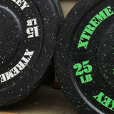 XM Fitness Crumb Rubber Bumper Plates 25-2-crumb_1_d6610888-1c2b-425d-b044-46a4ff9317a1
