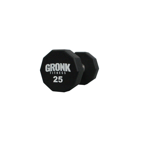 Gronk 10 Sided Urethane Dumbbells 25 lb Gronk Fitness Products Variant(s) - LBWeight 25_76c5dc3f-db0f-47a7-a25d-f3c1cfd6675b