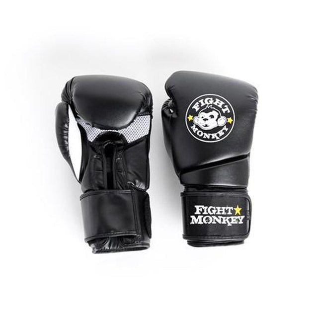 Fight Monkey 16oz Training Gloves - Discontinued Fight Monkey Aerobics; aerobic step, HR straps 2617-fm-boxing-white-lrg_large_73ecbacb-1c78-4994-922a-15736ab3d958