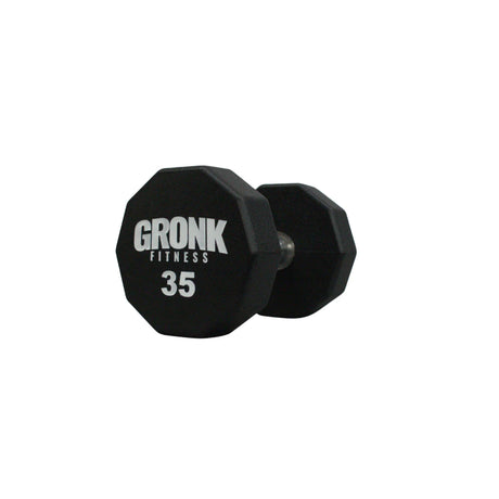 Gronk 10 Sided Urethane Dumbbells 35 lb Gronk Fitness Products Variant(s) - LBWeight 35_de6a6663-538e-4636-a0f7-32b4dd68eb02