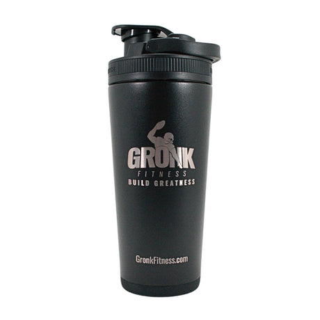Ice Shaker, Gronk Fitness 20oz Black 3a65df56-5c32-ef11-842b-0aa4e80801fd_610877443680_.