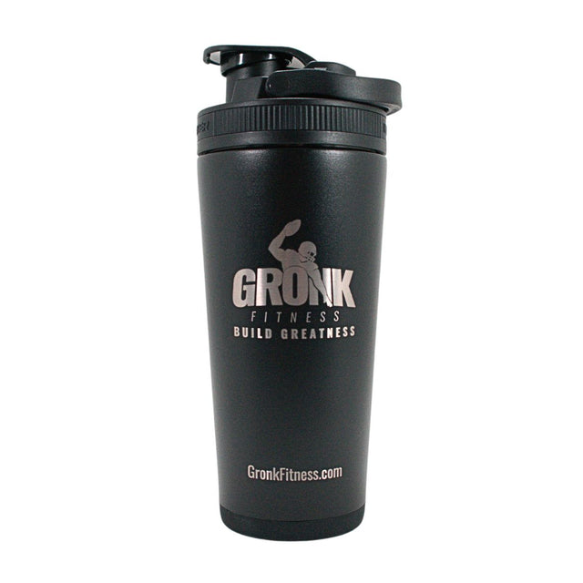 Ice Shaker, Gronk Fitness 20oz Black 3a65df56-5c32-ef11-842b-0aa4e80801fd_610877443680_.