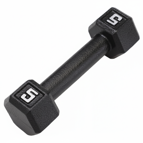 Gronk Cast Hex Dumbbell - Black 5_c127c912-2ae5-4041-9a56-a43dceeb79b5
