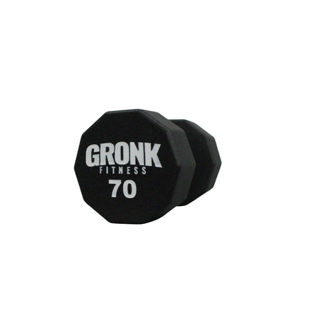 Gronk 10 Sided Urethane Dumbbells 70 lb Gronk Fitness Products Variant(s) - LBWeight 70_d707394c-96a8-4c19-96e7-9a11777f6976