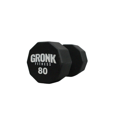 Gronk 10 Sided Urethane Dumbbells 80 lb Gronk Fitness Products Variant(s) - LBWeight 80_fa9f0463-8e54-42fb-9f0f-50f6a985f660