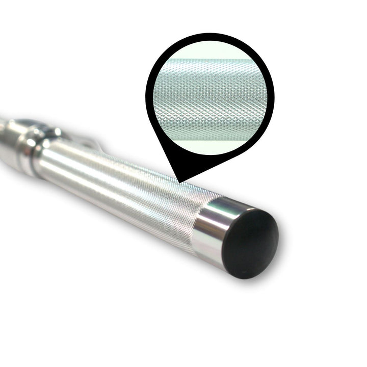 Aluminum Revolving Straight Bar - Black AluminumRevolvingStraightCurlBar-GripCloseup_720x_b703346a-8536-42c1-9f58-158dcddbd1d3