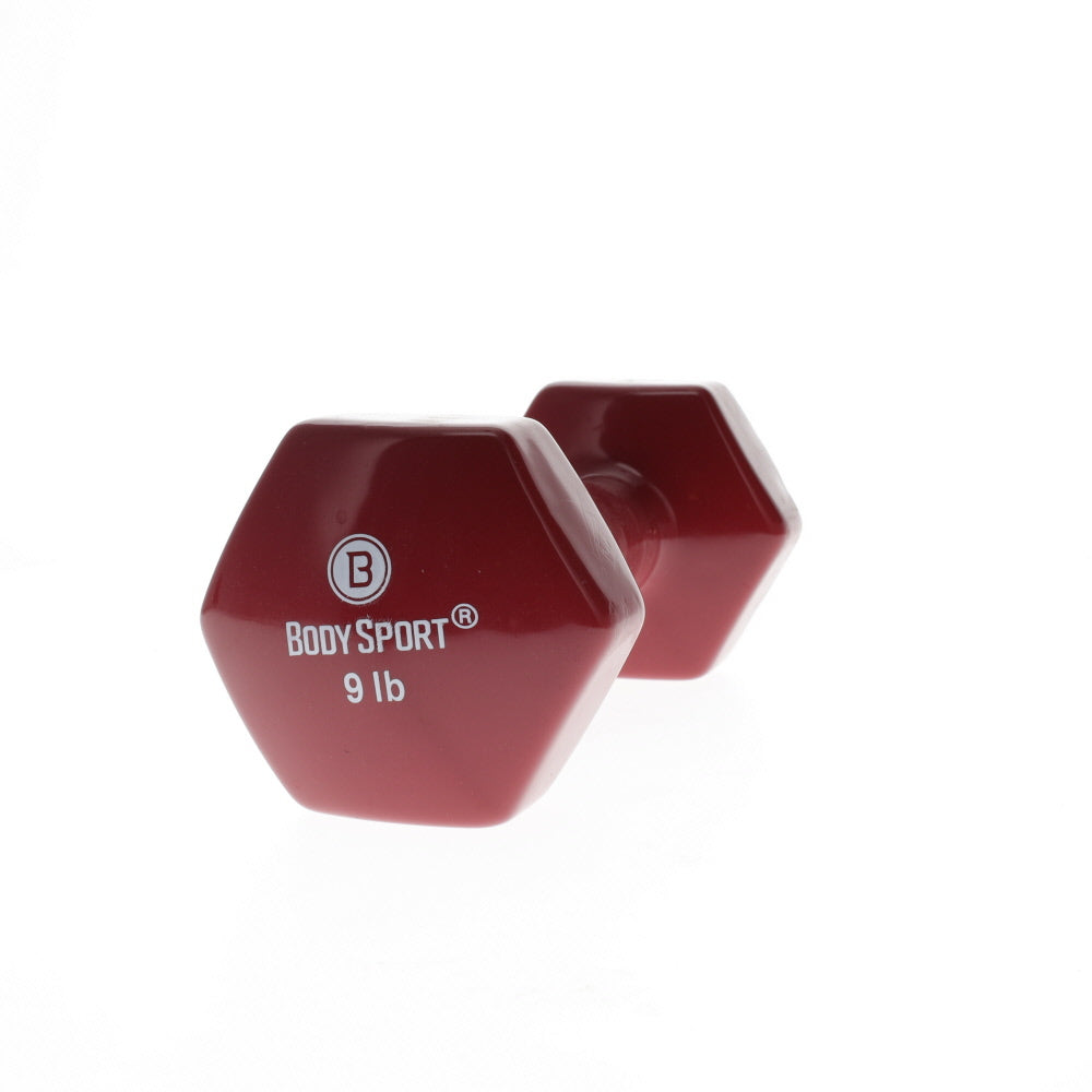 Elivate Body Sport Vinyl Dumbbells Elivate Variant(s) - LBWeight BDSVDB09_11de8888-3ec2-46f0-8c65-bd0f7da5b59e