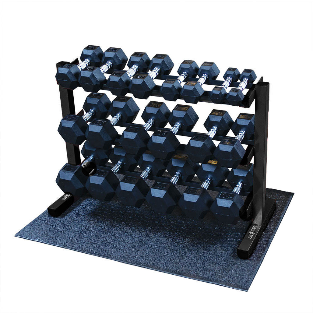 Body Solid 3 Tier Dumbbell Rack (Black) BFDR10-SET_IMGL5886-FAKEBLACK__28376.1735328253