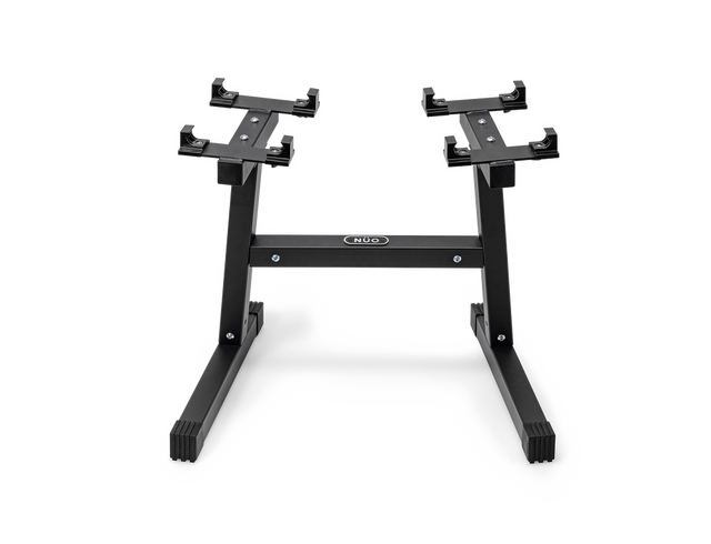 SMRTFT NÜOBELL Stand - Double Leg (Black) SMRTFT Dumbell racks, power block stand, plate and bar storage, kettlebell racks, ball racks DLBS_1