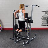 Body Solid FCD-STK Pro Select Weight Assist Chin-Up Dip, 310lb Body Solid Selectorized, single stack, assembly required FCD-STK_Exercises-29__33367.1735662094