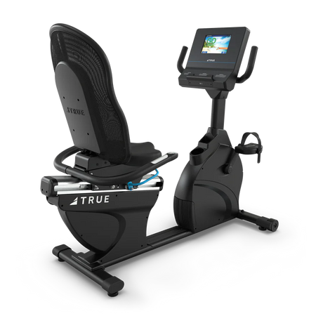 True Performance Series Recumbent Bike (Black) TRUE Recumbent Bikes RR1-0A-35-Performance-Recumbent-Bike-rear-3_4-9in
