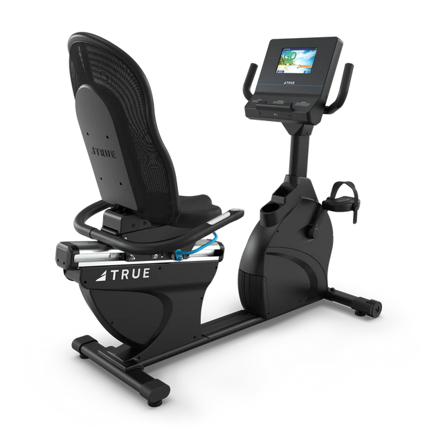 True Performance Series Recumbent Bike (Black) TRUE Recumbent Bikes RR1-0A-35-Performance-Recumbent-Bike-rear-3_4-9in