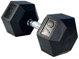 Rubber Hex Dumbbells