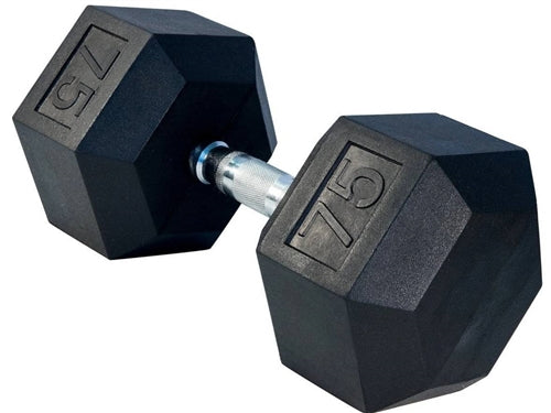 Rubber Hex Dumbbells