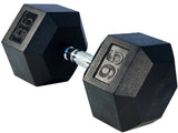 Rubber Hex Dumbbells