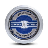 GRONK FITNESS OLYMPIC BAR 1500LB,28MM,4 BEARING - Discontinued Unknown-4_720x_3f226456-1e54-47ee-8e17-c7b56c36f9ff