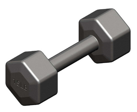 Gronk Cast Hex Dumbbell - Black 75 lb d40213c1-40ed-ee11-8428-0aa4e80801fd_SDB-075_.