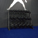 Gronk Fitness 3-Tier Dumbbell Storage Rack Gronk Fitness Products Dumbell racks, power block stand, plate and bar storage, kettlebell racks, ball racks gronkfitness_3-tier-dumbbell-storage-rack_view-6_69eb63af-fc18-40dc-ad5d-41d5d07cf592