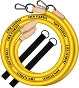 Inertia Wave - Dynamic Rubber Battle Ropes | Yellow Inertia Wave Agility and Speed; jump ropes, climbing and battle ropes, ladders, sled, interval timer inertia_yellow