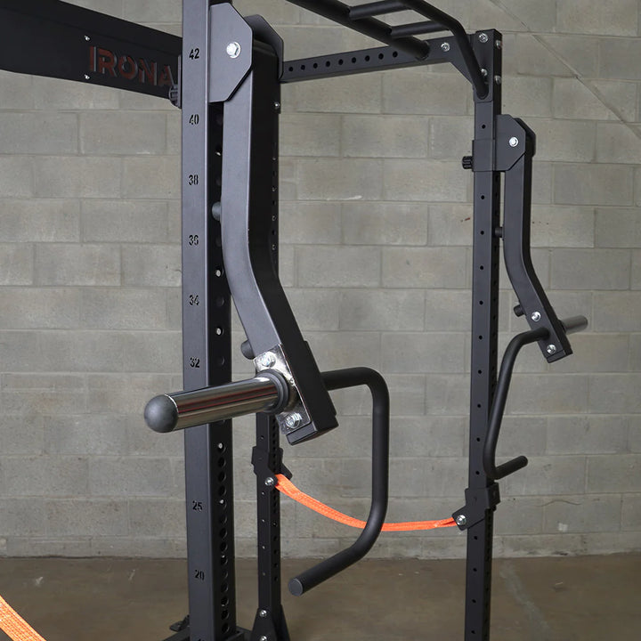 Jammer arm attachment for power rack
