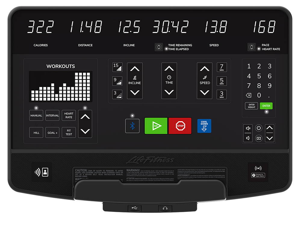 Life Fitness Club Series + Treadmill w/ SL Console - Black Life Fitness Treadmill; Residentail Commercial Frame over 350lbs unnamed_13dc9474-bbd5-4091-92ad-d818d7e49bfd