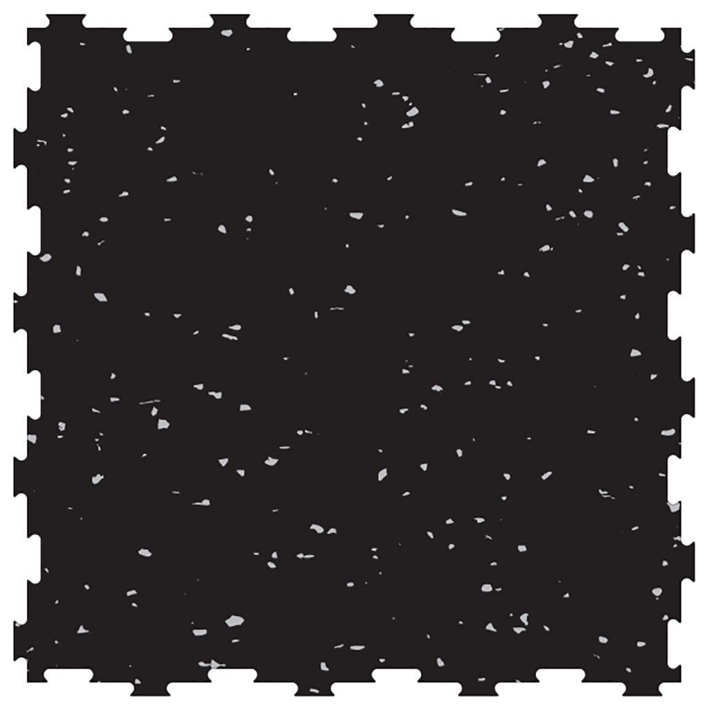 Interlocking Rubber Gym Floor Tiles 2x2grey